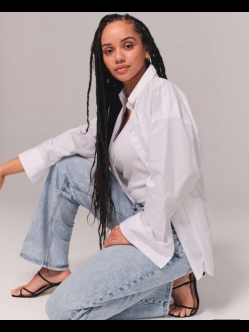Abercrombie And Fitch Curve Love The Baggy 8L / 29 LONG Like New!! Jeans